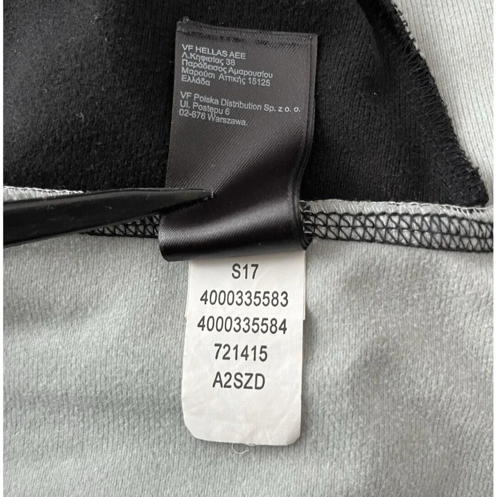 The North Face Jacket Men Small Gray Fleece Full Zip Mock Neck Pockets Outdoors